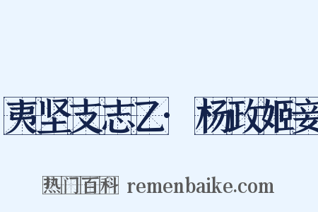 夷坚支志乙·杨政姬妾是什么意思的图片